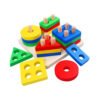 Wooden Shape Sorter (4 shapes)