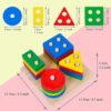 Wooden Shape Sorter (4 shapes)